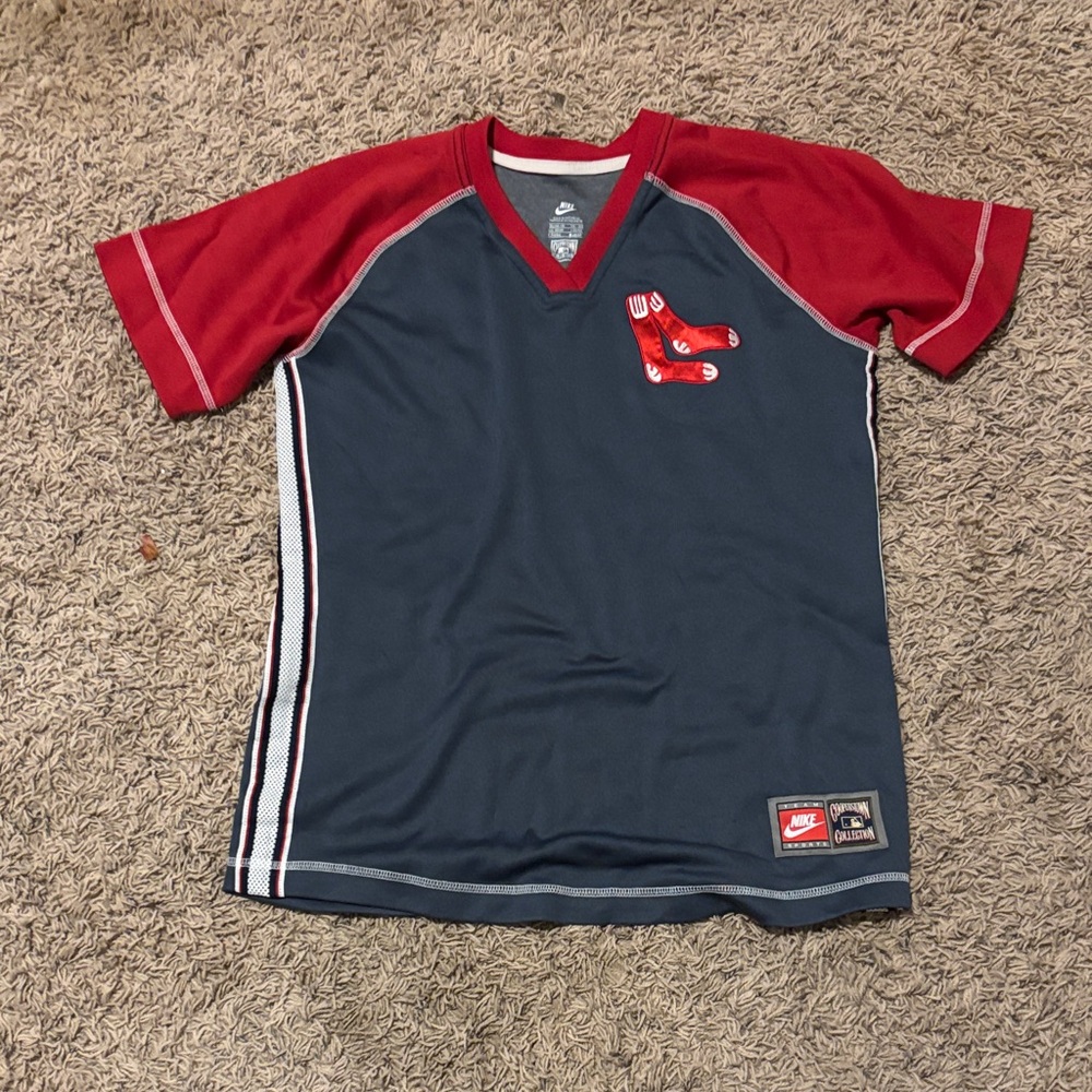 Nike Kids Boston Red Sox MlB Red and Navy Jersey